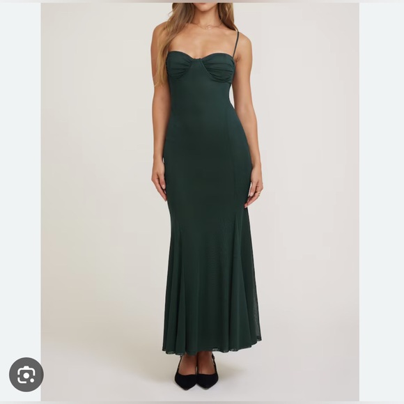 Dynamite Dresses & Skirts - Dynamite Monet Mesh Maxi Dress